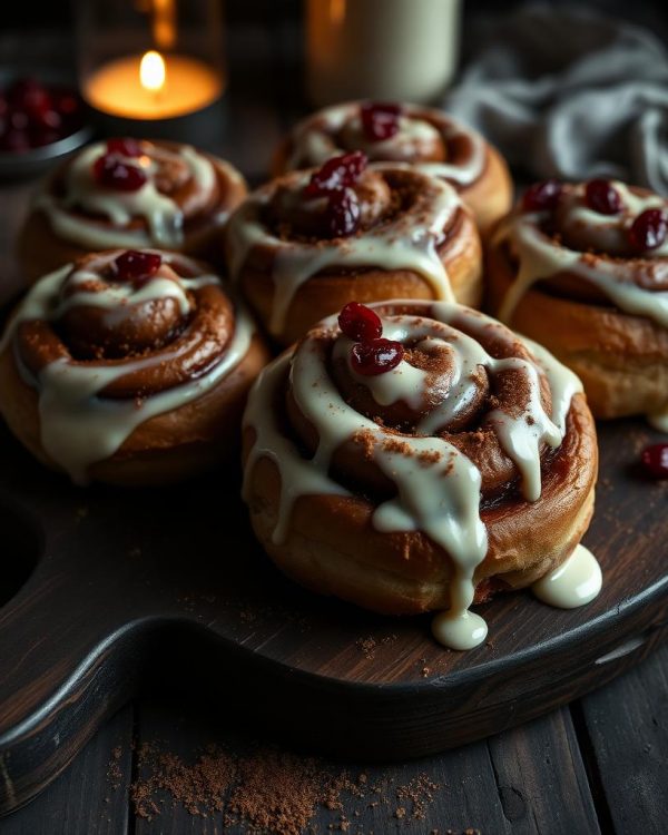 Blood Orange Cinnamon Rolls