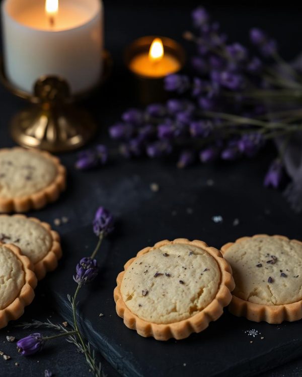 Lavender Honey Shortbread